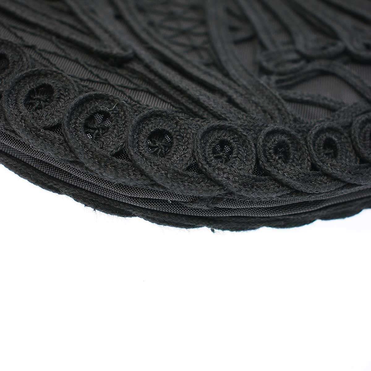 mame kurogouchi マメ クロゴウチ Cording Embroidery Round Tote Bag 