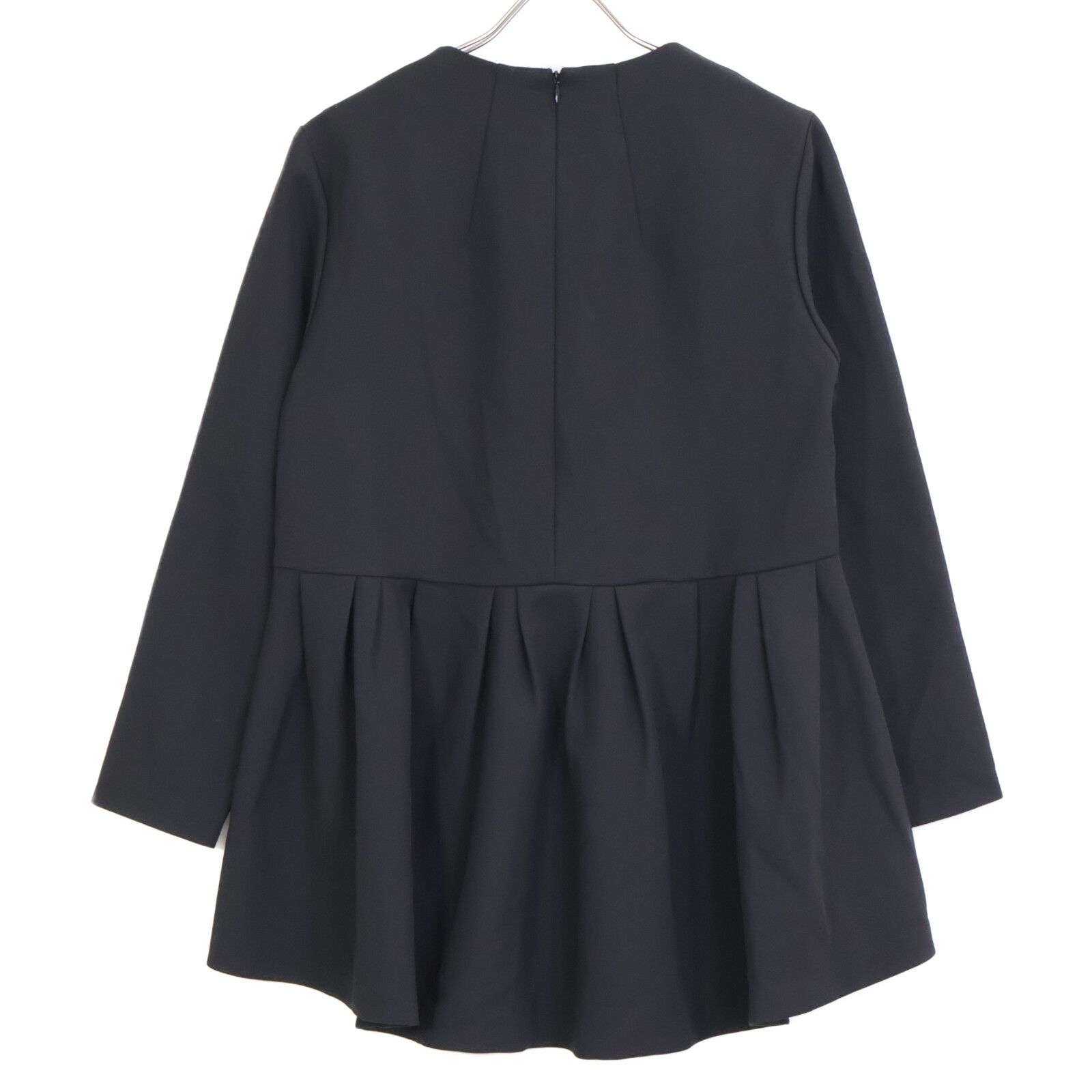 小説 ADORE アドーア 531-3110103 ブラック クリアボンディングブラウス 38 MAX90%オフ!