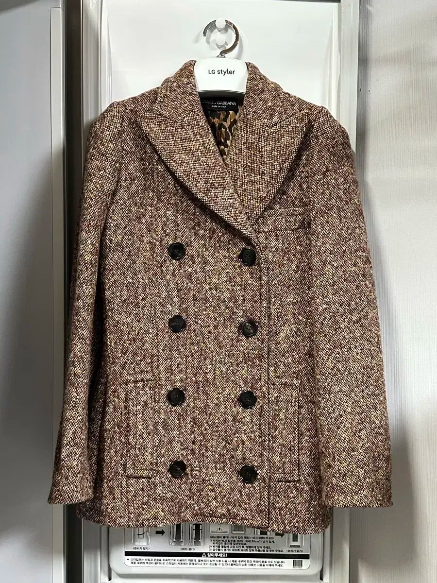 ☆ドルチェ&ガッバーナ チェスターコート マキシ丈 ブラック 裏地