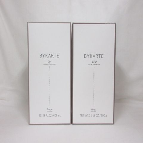 新品 バイカルテ BK シャンプー CH 600mL / BK ヘアトリートメント MS 600g セット ( 0127-y1 ) 