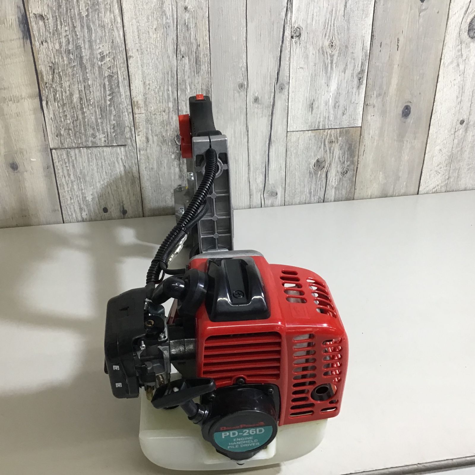 中古品】☆ ナカトミ PD-26D 手持ち杭打ち機 2サイクルエンジン【戸田