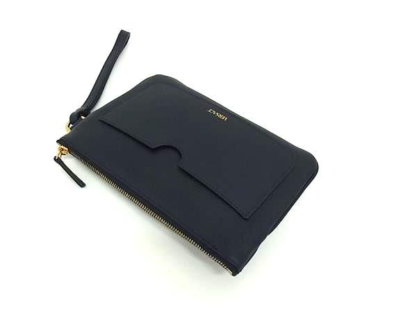 □極美品□ VERSACE ヴェルサーチ メデューサ レザー クラッチバッグ 