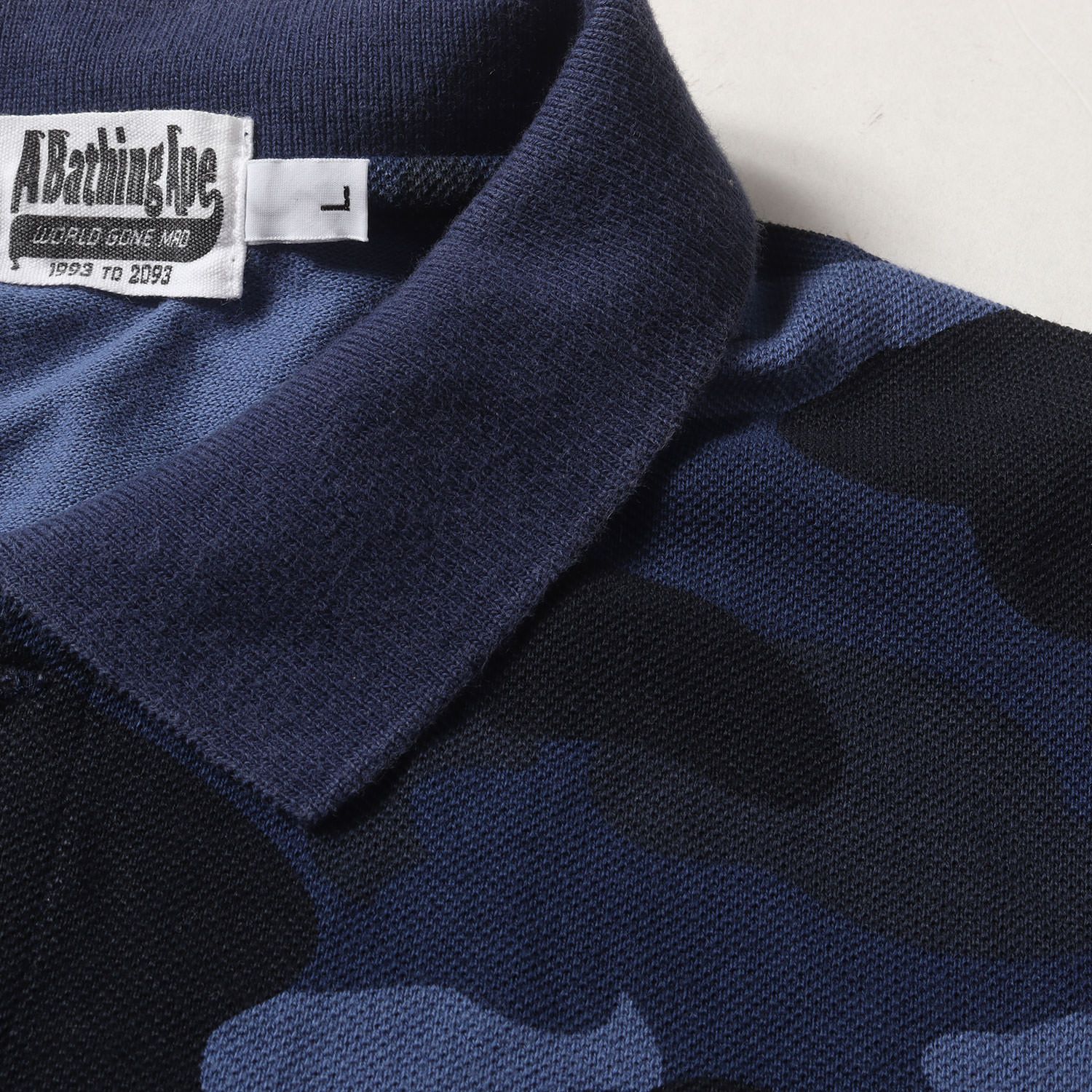 A BATHING APE ア ベイシング エイプ ポロシャツ サイズ:L / 猿