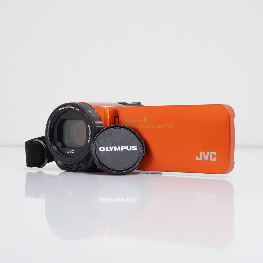 JVC GZ-RX680-D 美品 JVC GZ-RX680-D ビデオカメラ USED美品 ブラッドオレンジ フルHD