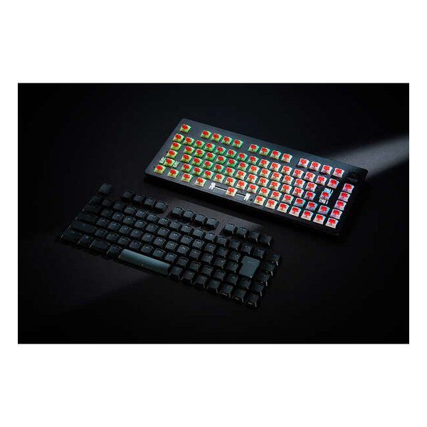 サイズ無線メカニカルゲーミングキーボード ブラック