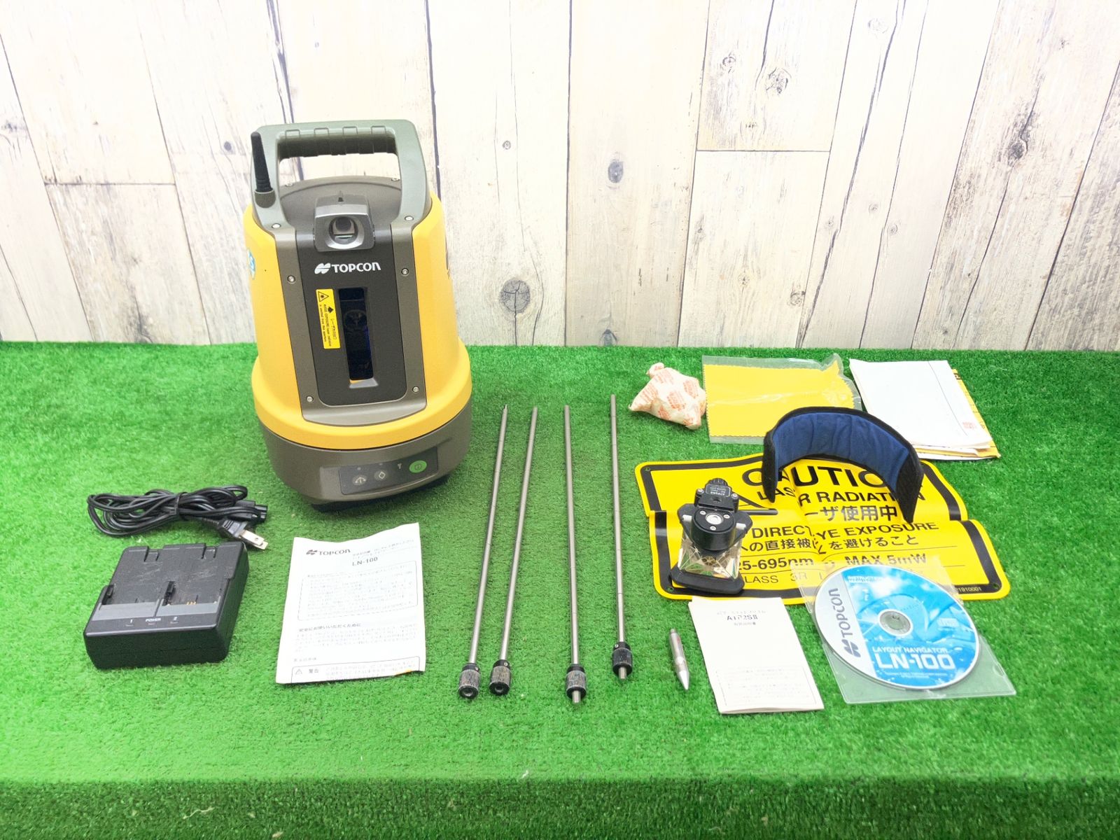 送料含む 品 TOPCON LN-100W レイアウトナビゲーター 杭ナビ 測量機 Wi-Fi接続 済み バッテリー無し アクトツール富山店 SC