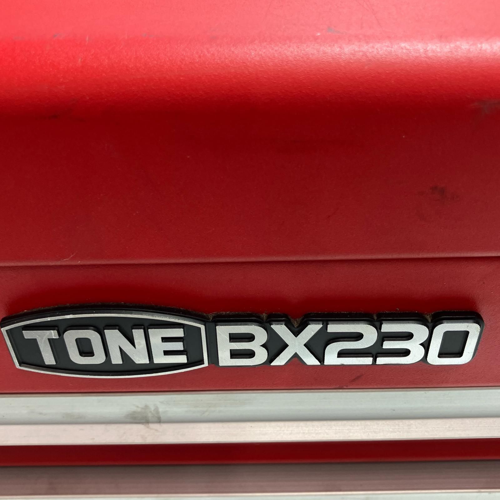  TONE トネ 工具 工具セット BX 230 レッド ツール付3段 鍵付き その他 ドライバー レンチ