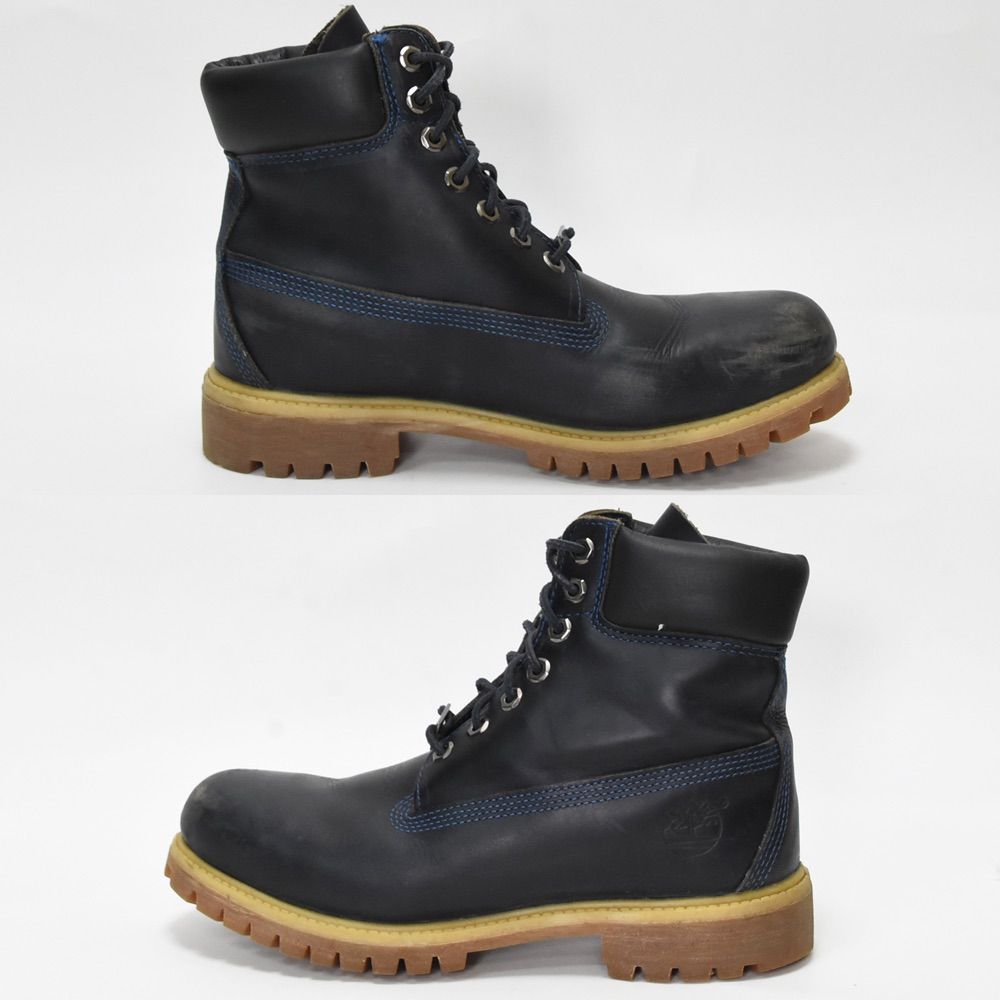 Timberland ICON 6inch Premium Boot ティバーランド 6インチ アイコン プレミアム ブーツ スムースレザー  プリマロフト レースアップ ネイビー 6557A メンズ 8W 26cm - メルカリ