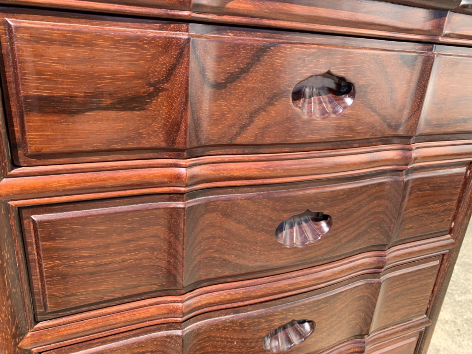 英国クラシック 花梨材 木製チェスト 5段引き出し サイドボード イギリス 猫脚 英国クラシック 花梨材 木製チェスト 5段引き出し サイドボード