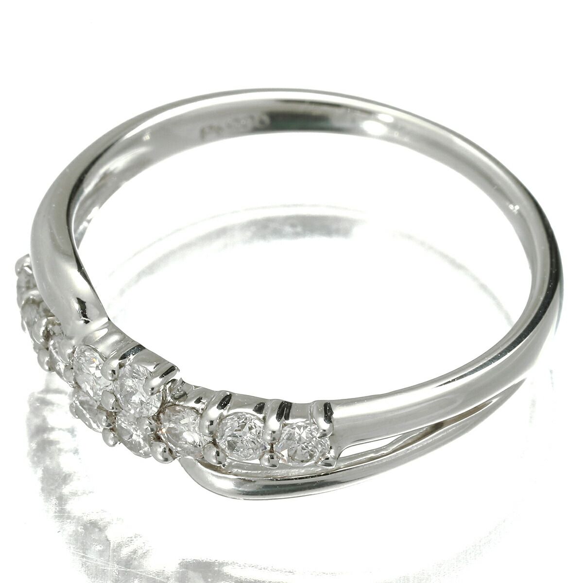 リング 指輪 ダイヤモンド 0.3ct Pt900 12号 中古 プレラブド 返品OK  