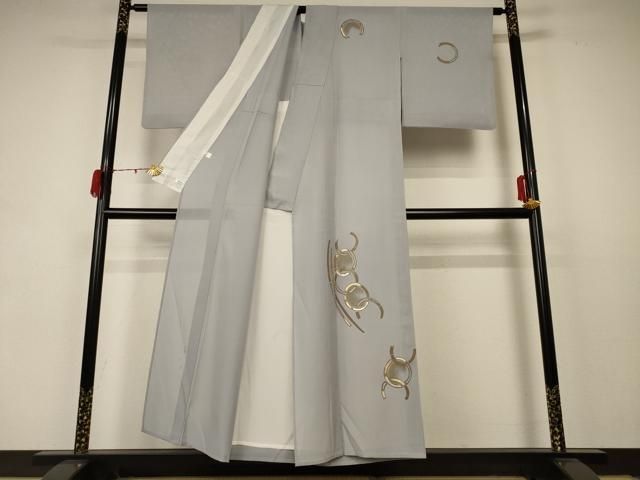 平和屋着物＊夏物 訪問着 絽 丸文 金彩 正絹 逸品 AABC1830jd 平和屋