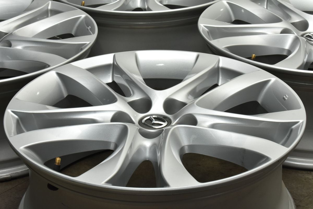 マツダ GJ アテンザ 純正 19in 7.5J 45 PCD114.3 4本セット MAZDA6 CX-30 MX-30 流用 ノーマル戻し スタッドレス用に