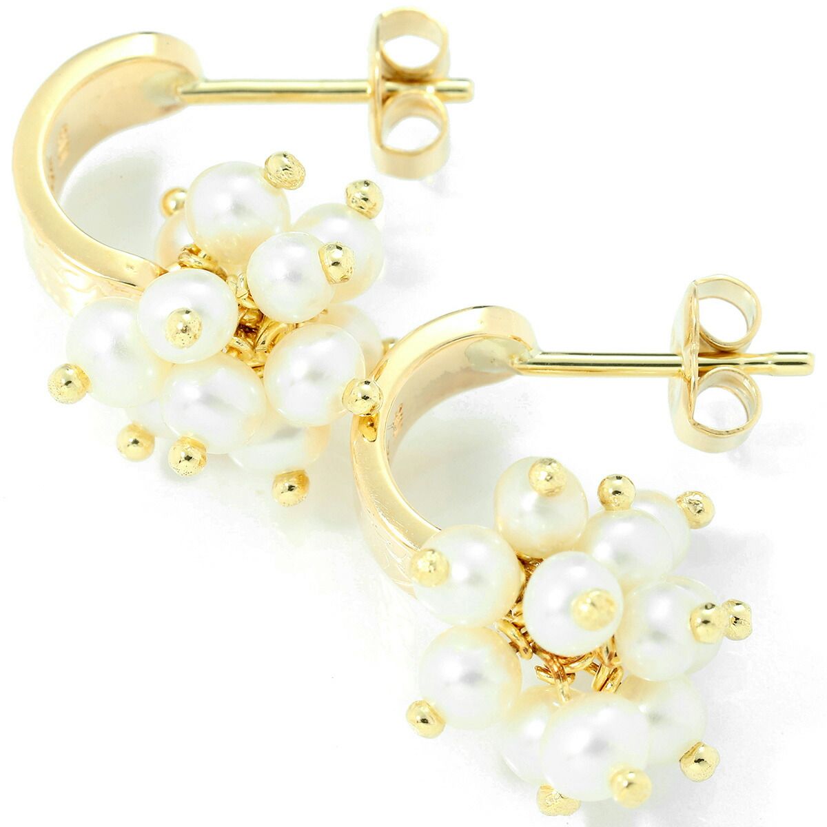 スタージュエリー パール ピアス 真珠 K18 STAR JEWELRY 中古  