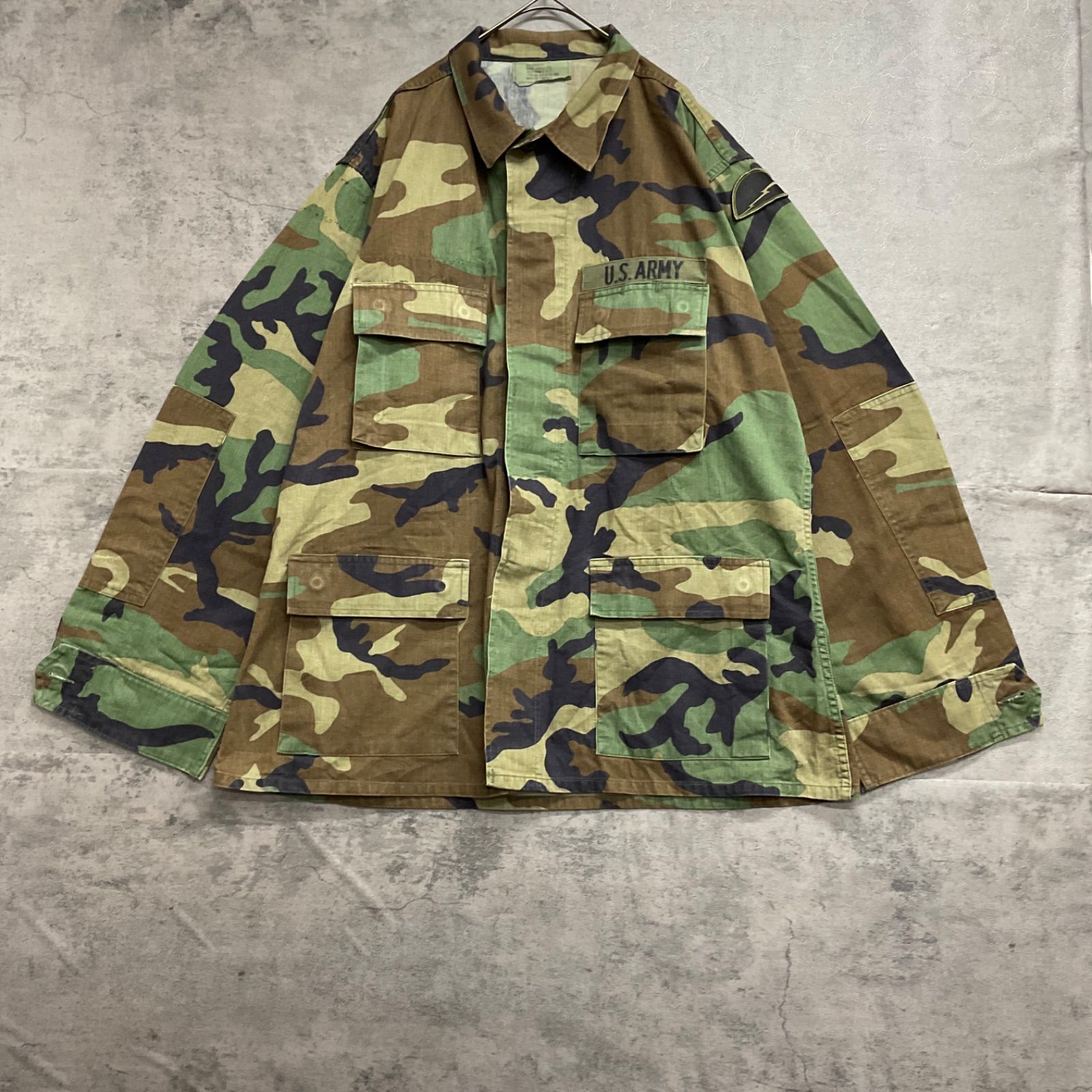 米軍ウッドランド迷彩ジャケット Medium Regular 米軍ウッドランド迷彩BDUジャケット初期型 新品 - ミリタリー