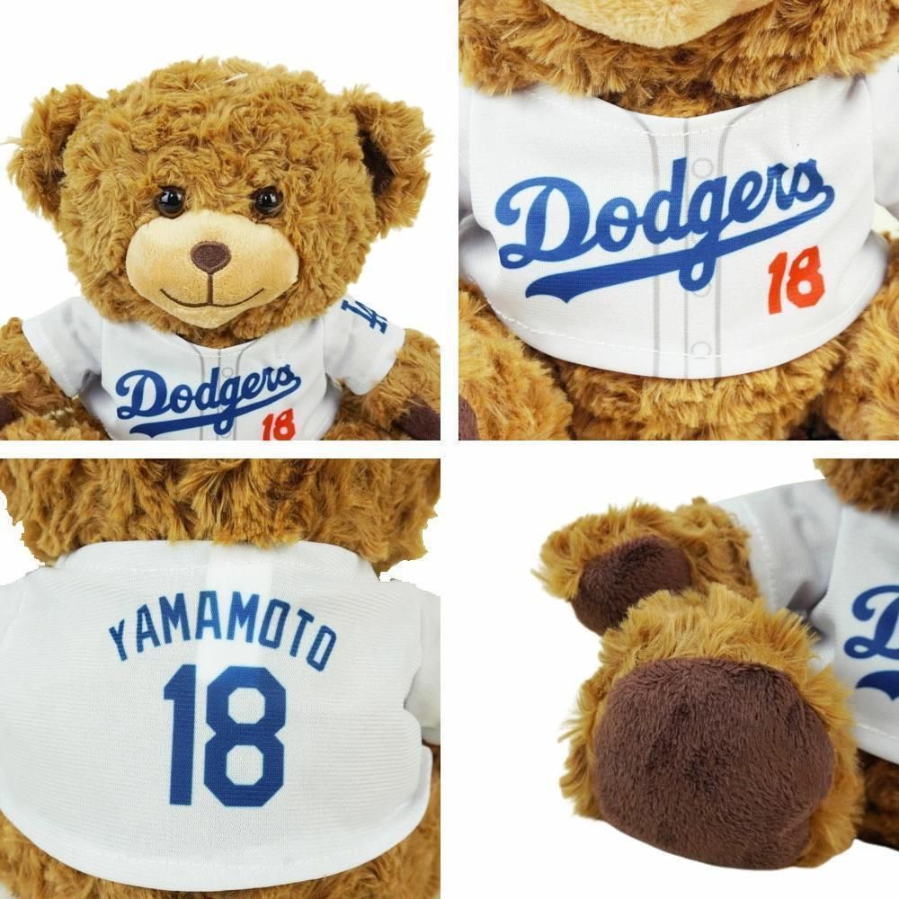 公式ライセンスベア山本由伸ドジャースDODGERS18番ぬいぐるみ大谷翔平 公式ライセンスベア山本由伸ドジャースDODGERS18番ぬいぐるみ