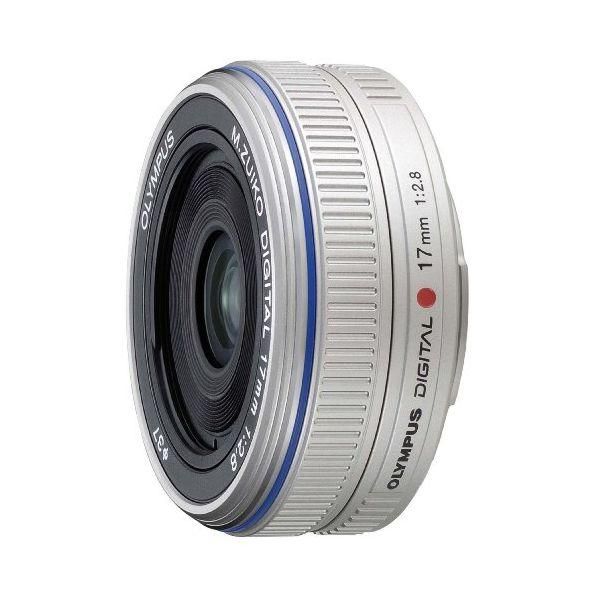 中古 美品 OLYMPUS M.ZUIKO DIGITAL 17mm F2.8 シルバー