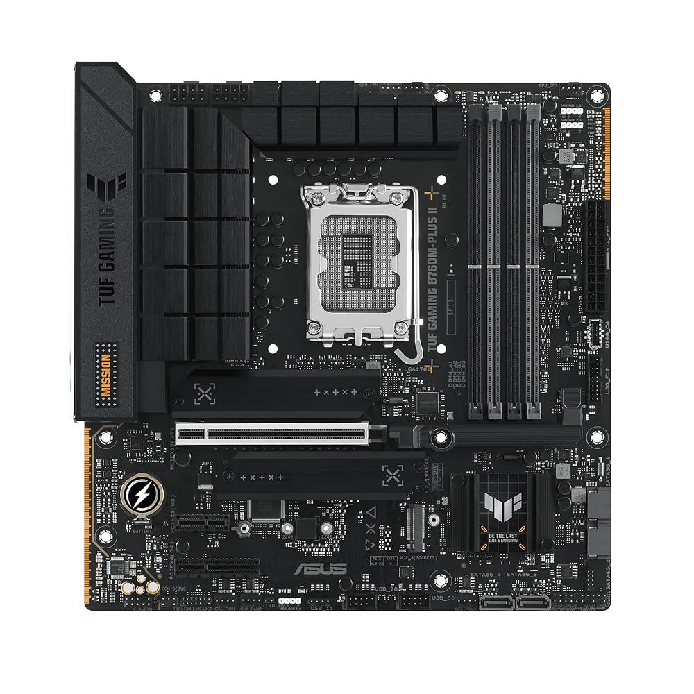 ASUS INTEL 第14u002613世代 対応 B760M 搭載 mATX ゲーミングマザーボード TUF GAMING B760M-PLUS II/国内正規代理店品