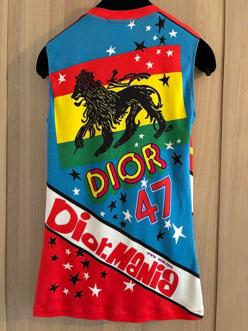 人気アイテムお得に購入! ChristianDior Dior Maniaプリントノースリーブトップス