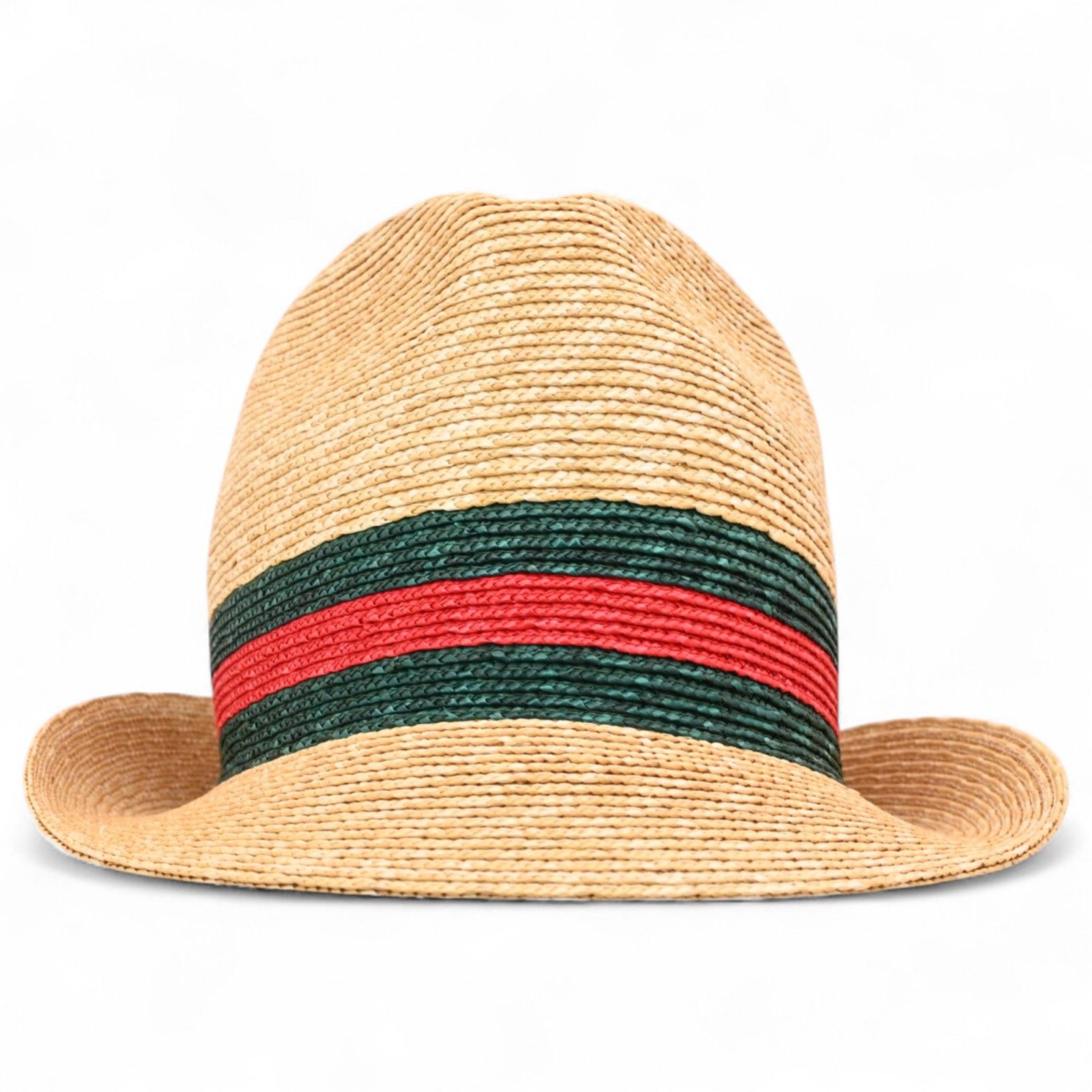 グッチ シェリーライン ストローハット Mサイズ Aランク gu4429nu