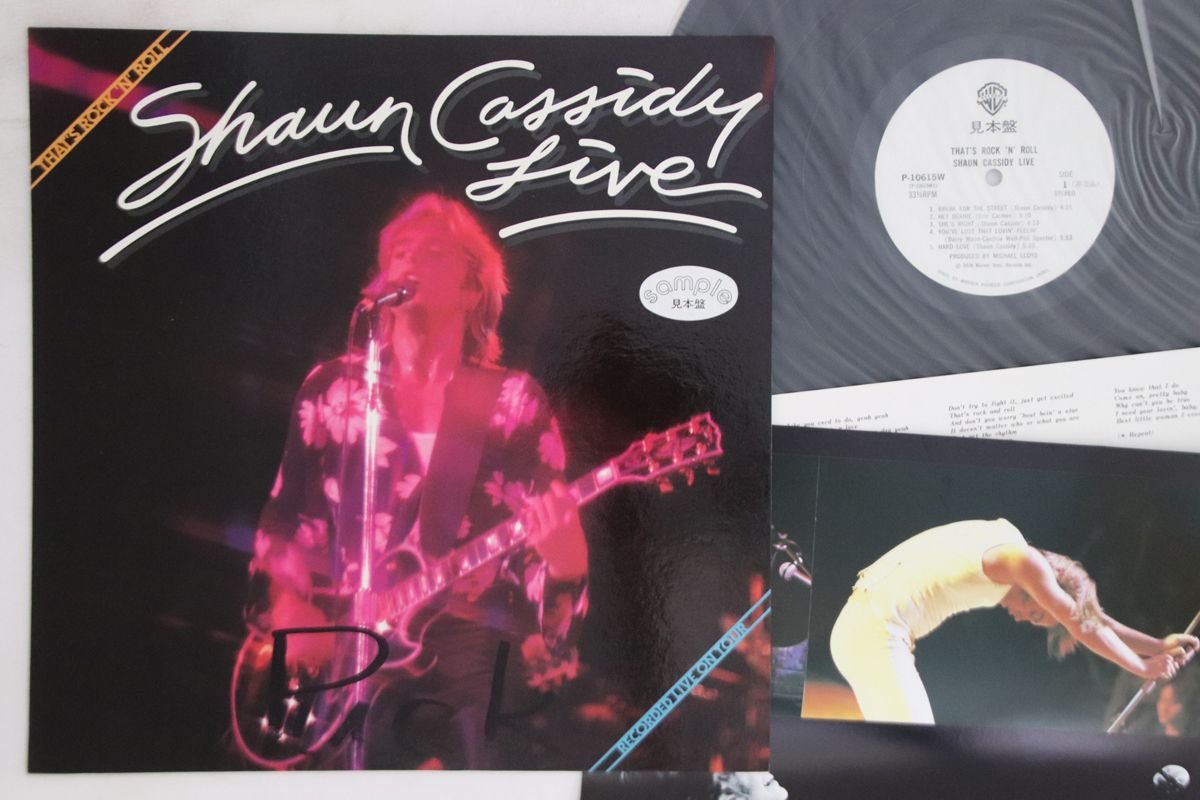 LP Shaun Cassidy Live - Thats Rock n Roll P10615W WARNER