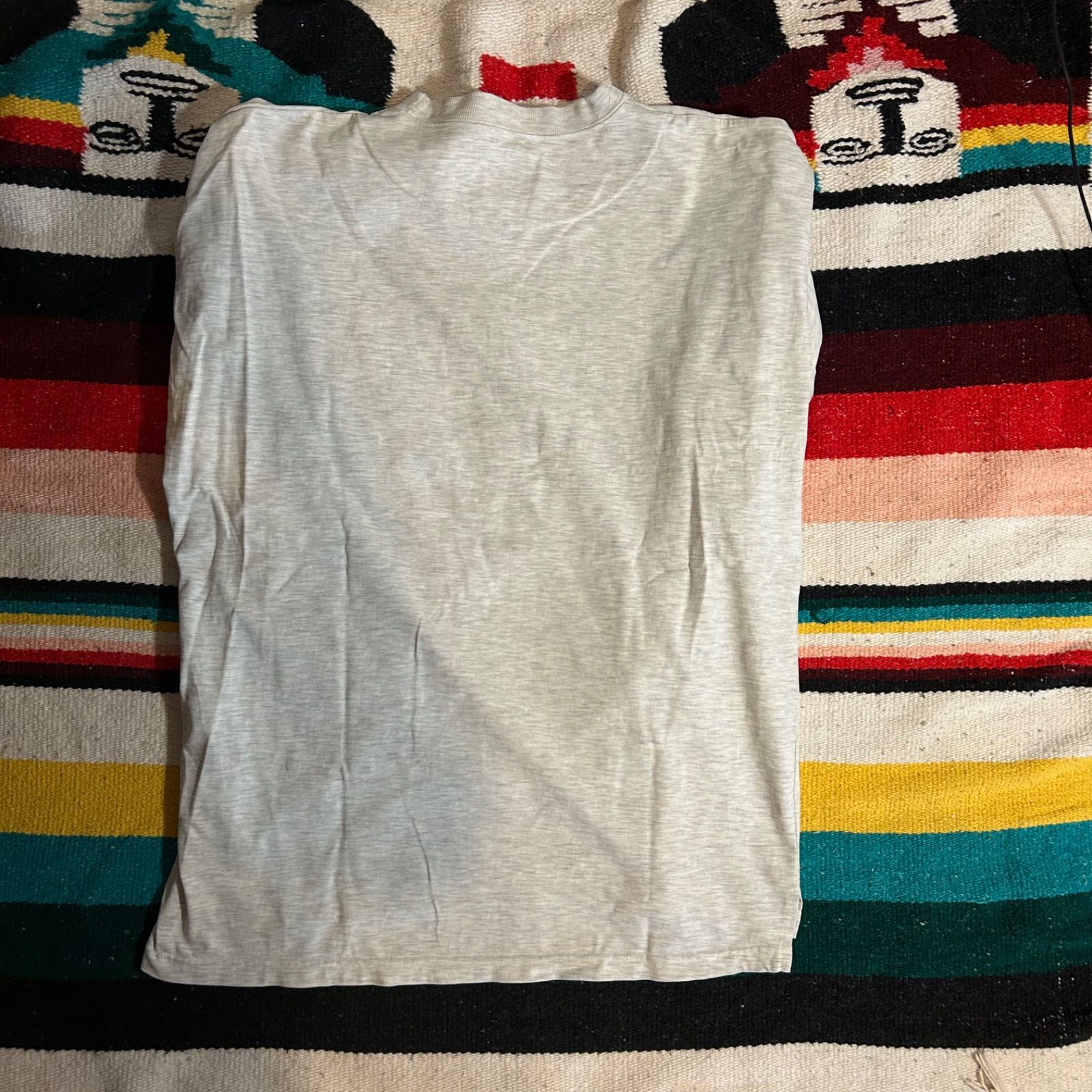 90s OLD GAP Logo Pocket L/S Tee 黒 M オールドギャップ