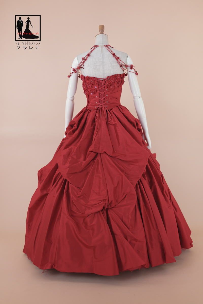 フォーマル衣装》裾上げ加工 カラードレス 5号フリー (CLC5144  