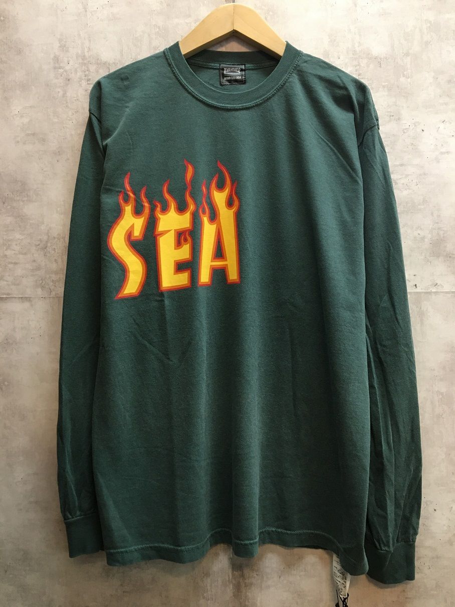 WIND AND SEA × THRASHER WDS L/S TEE 2 ウィンダンシー スラッシャー