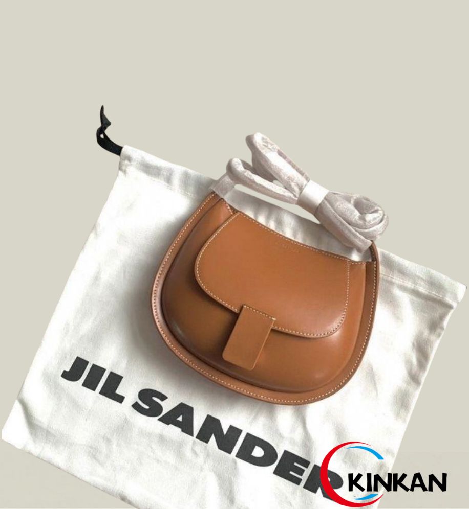 JIL SANDERジルサンダー クレセント ミニ レザー ショルダーバッグ - メルカリ