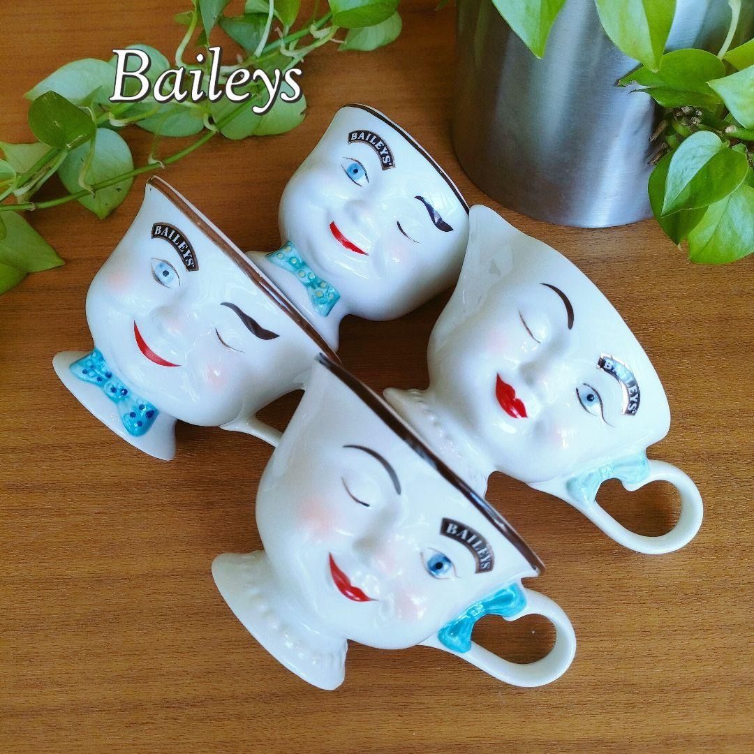 Baileysベイリーズ ウィンキングフェイス カップ 4点セット