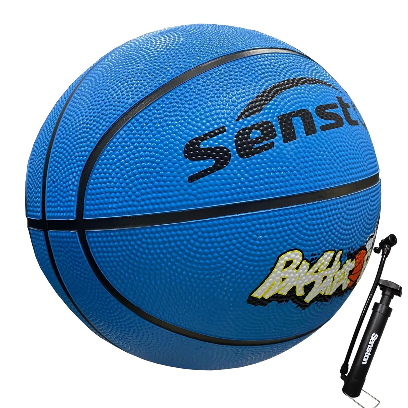 【在庫処分】Senston バスケットボール 3号5号6号7号、 屋内と屋外のバスケットボール，子供とティーンエイジャー バスケットボール競技トレーニング、ポンプ付き