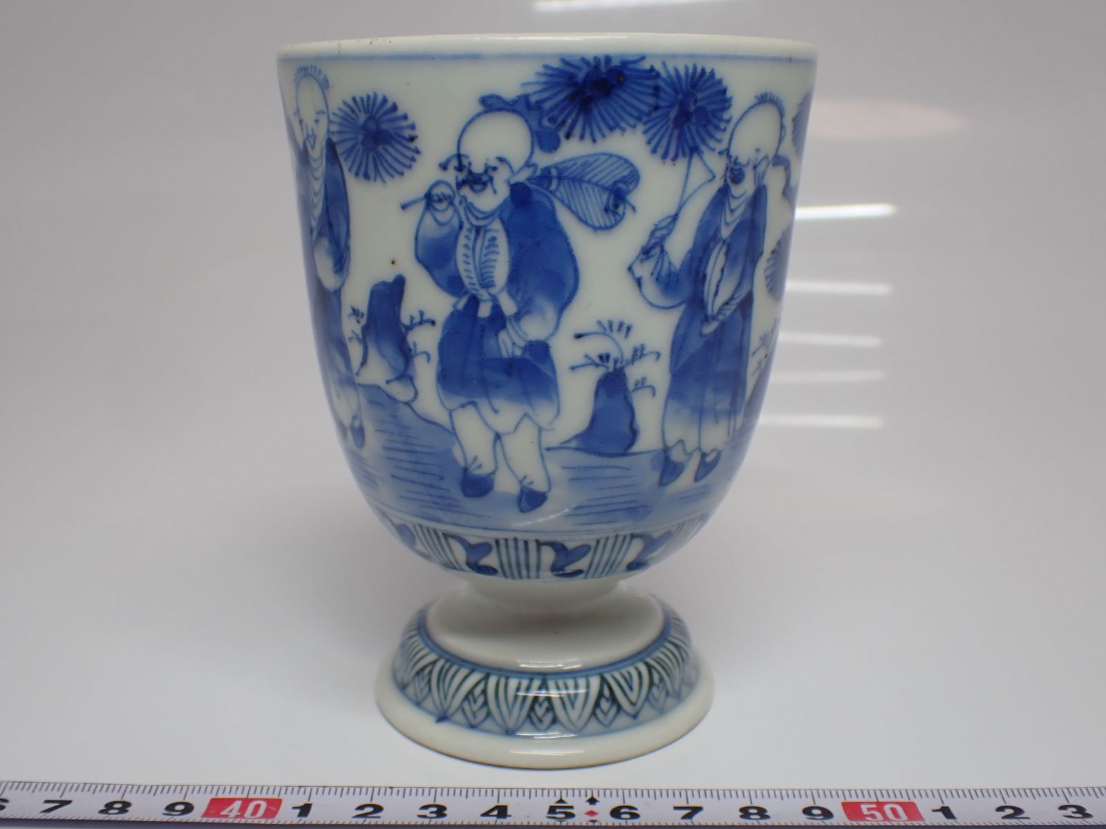 播陽東山 「東山」銘 染付鉢 口径9cm 約9cm 東お8-0817☆1F 【メーカー