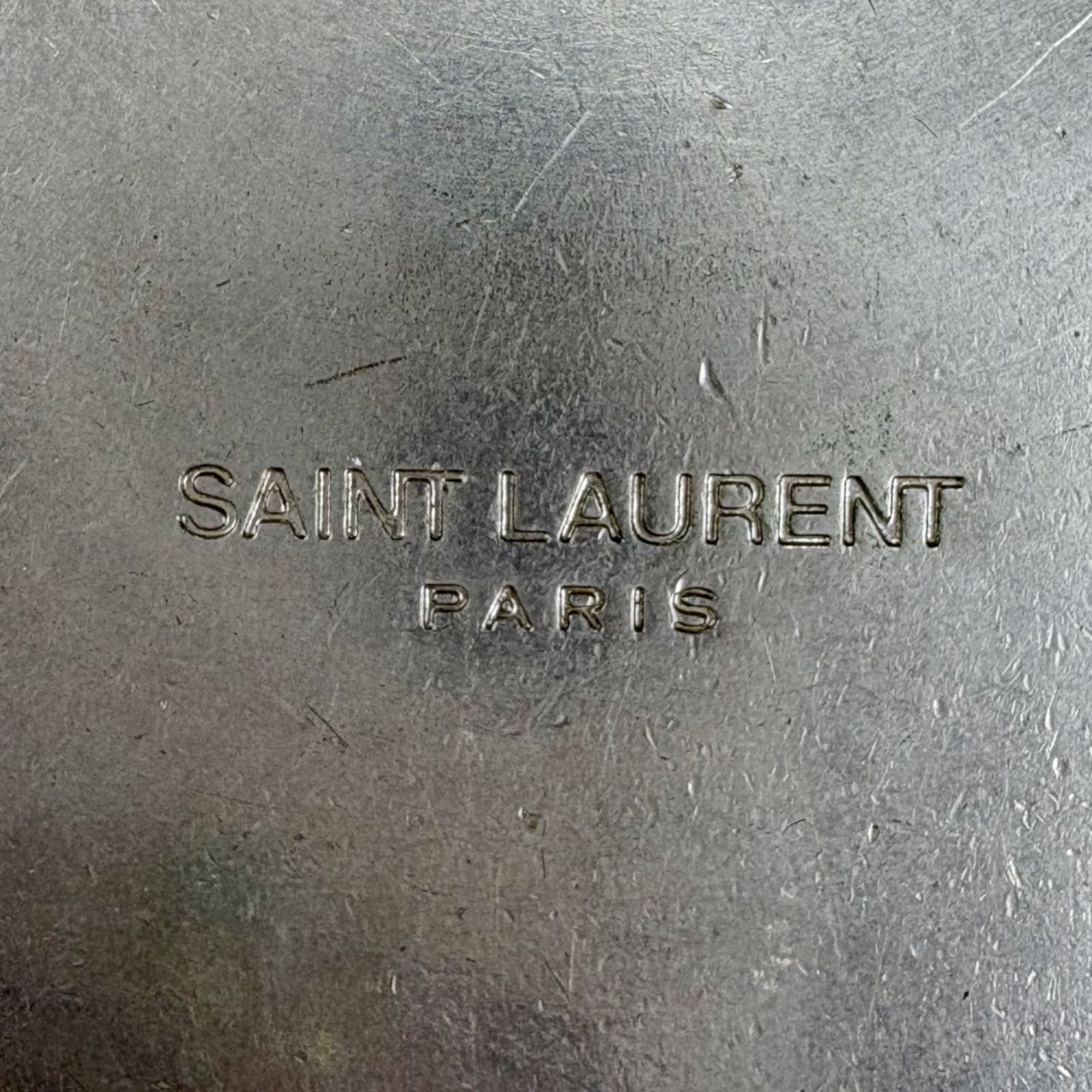 イブサンローラン ファッション SAINT LAURENT 赤 シールド型
