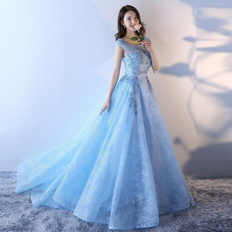 ウエディングドレス カラー 演奏会 安い 青 ロングドレス パーティードレス イブニングドレス コンサート 披露宴 二次会 発表会 ステージ衣装 大きいサイズ WWW_MORNINGWALKER_COM