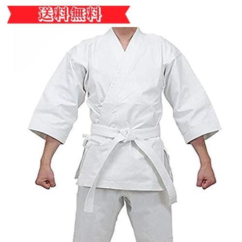 Happy-shops180. cm 空手着 綿100％ 3点セット 上下＋帯 セット 男女兼用 サイズ 110-190cm 180. cm