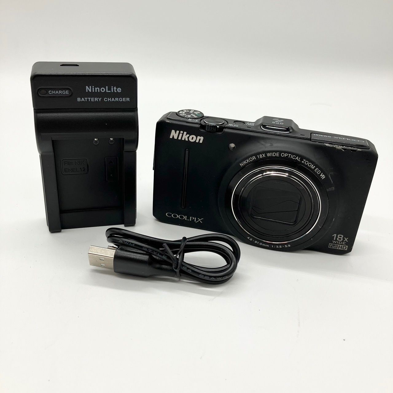 Nikon デジタルカメラ COOLPIX (クールピクス) S9300 ノーブルブラック S9300BK