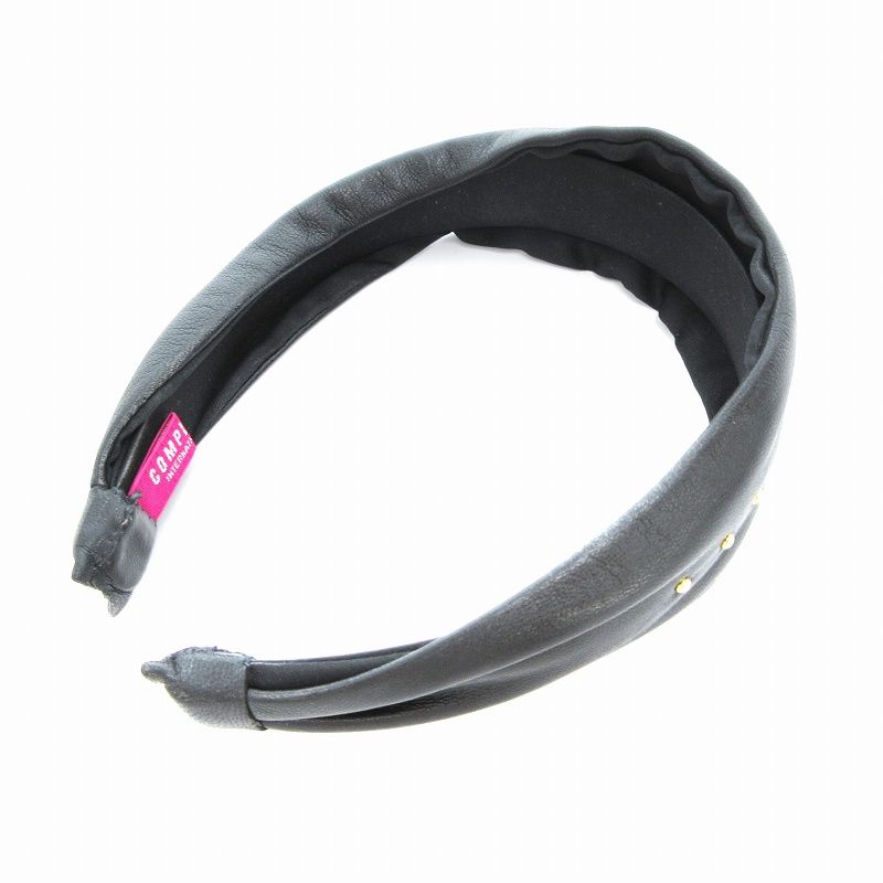 コンプレックスビズ COMPLEX BIZ 美品 カチューシャ ビジュー 黒