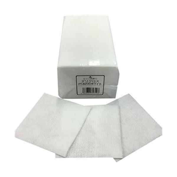 まとめ 東京メディカル デリクロス 20×20cm ホワイト FT-6200 1パック 100枚 ×20セット