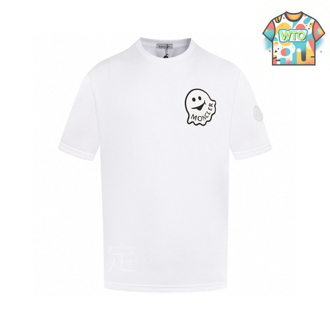 今日特価】MONCLER カートゥーンロゴ 立体プリント T シャツ