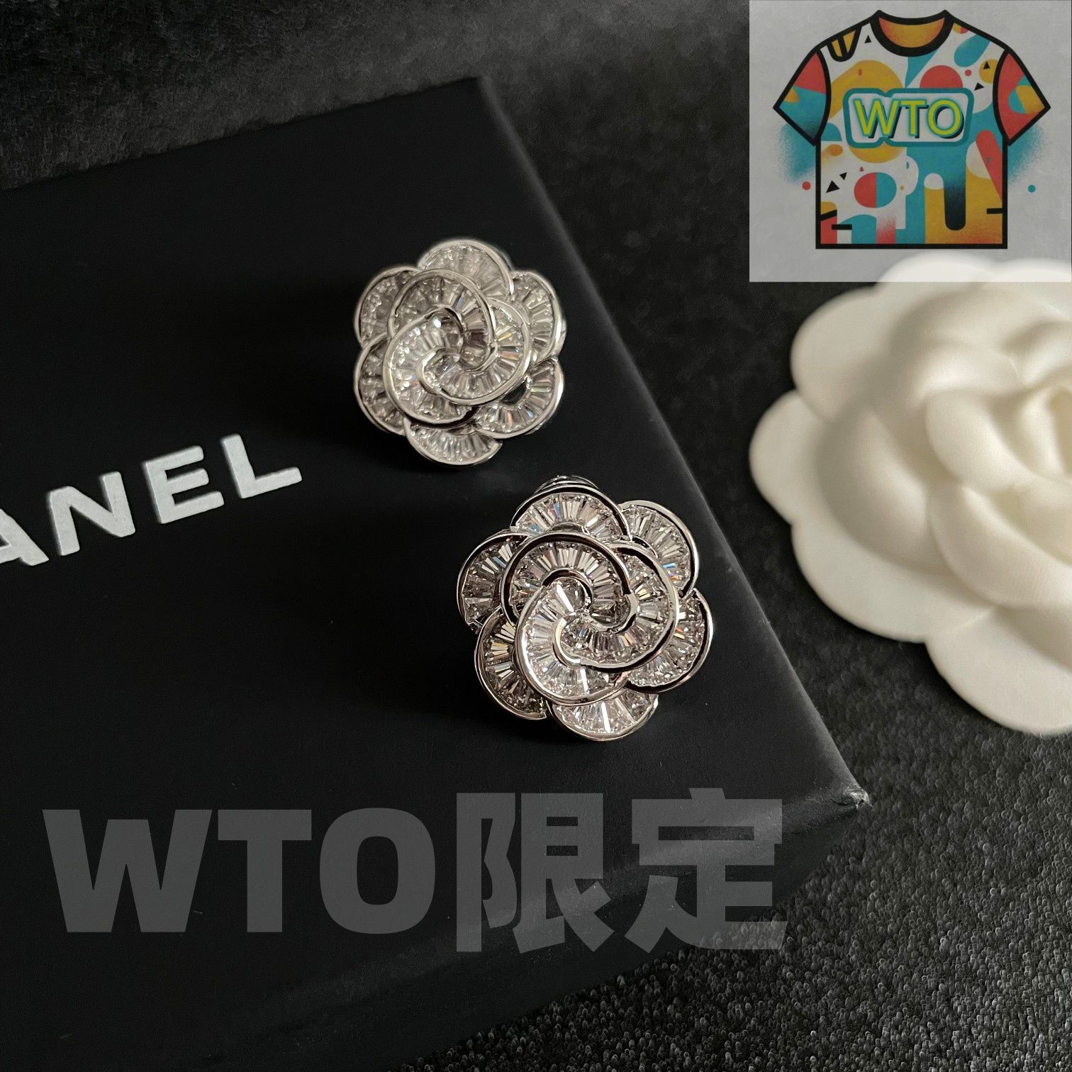 J735C ヴィンテージピアス☆美品 今日WTO】Chanel ヴィンテージ アルファベットピアス！送料無料