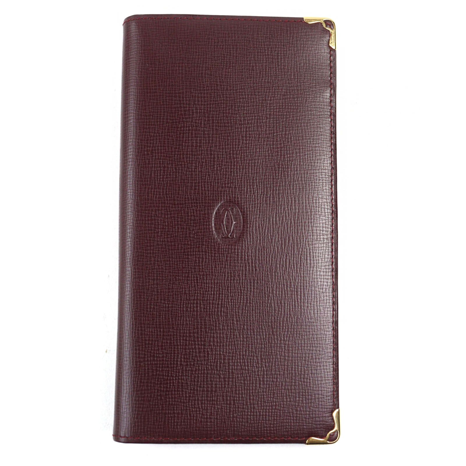 極美品○Cartier カルティエ マストライン レザー ロゴ刻印 二