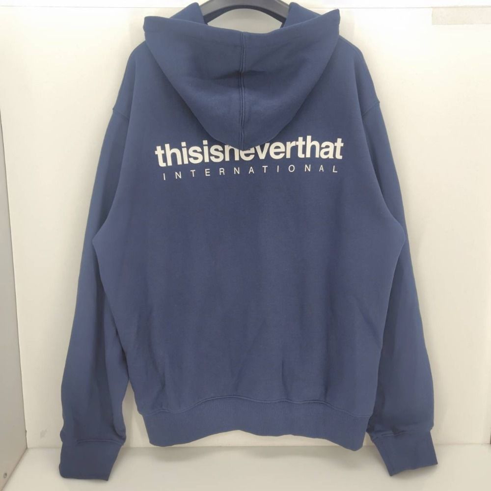 thisisneverthat ネイビー パーカー S セール】Crest Hoodie（パーカー）｜thisisneverthat