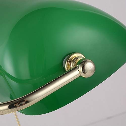 一流の MZStech テーブルランプ ホテルのテーブルランプ展覧会の銀行ライト 照明器具 バンカーズライト グリーンメタル 新作登場！