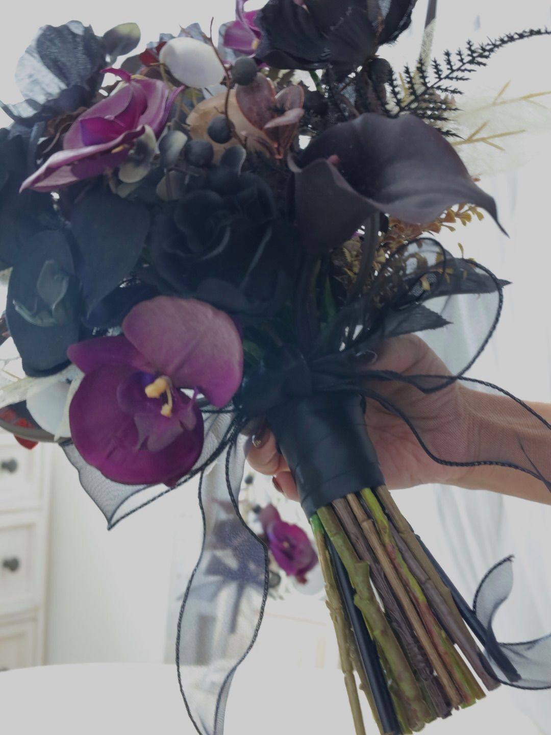 胡蝶蘭ブラックブーケ