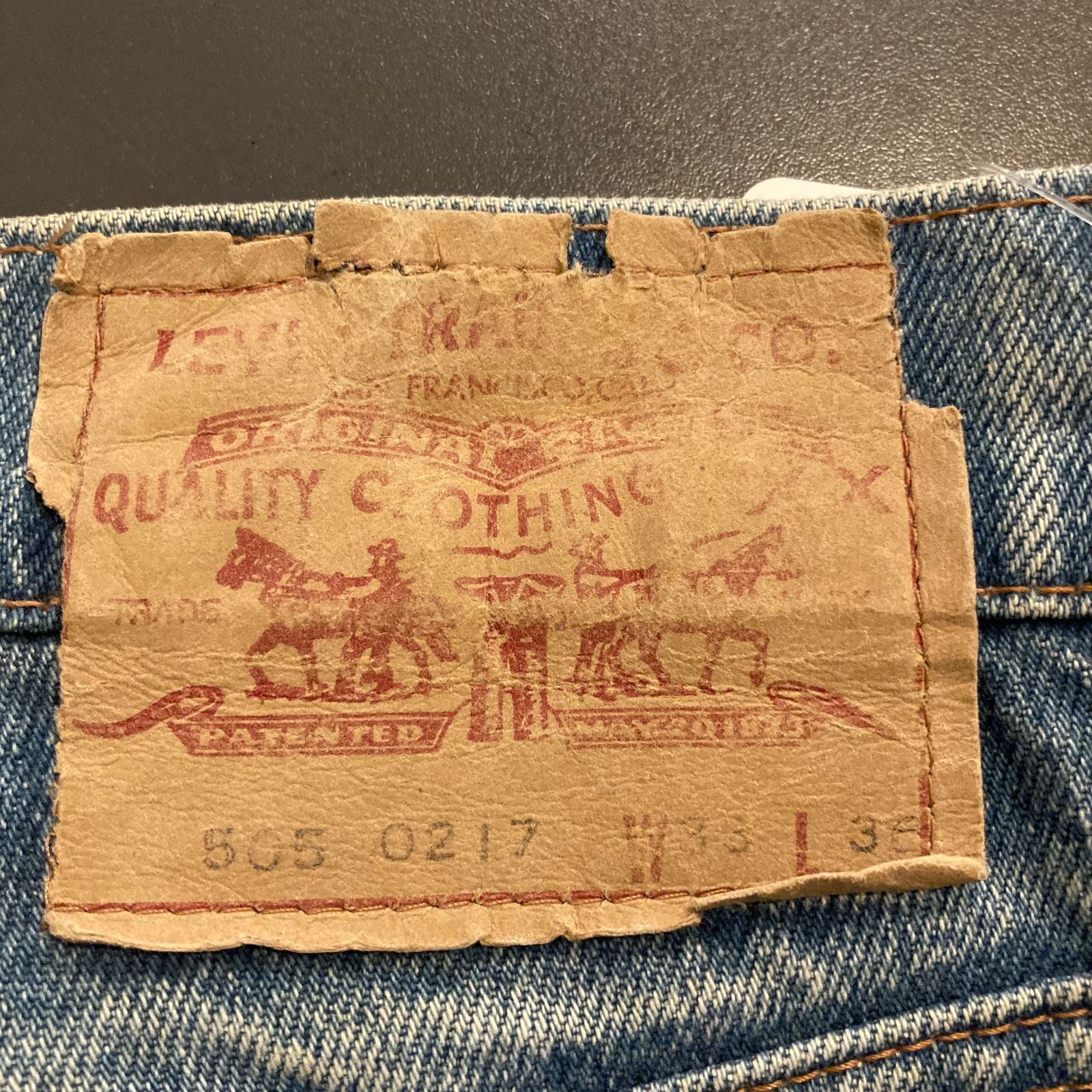 【専用品】 Levi's 505 66後期 W33 リーバイス D208】70s Levis 505 66 model W33