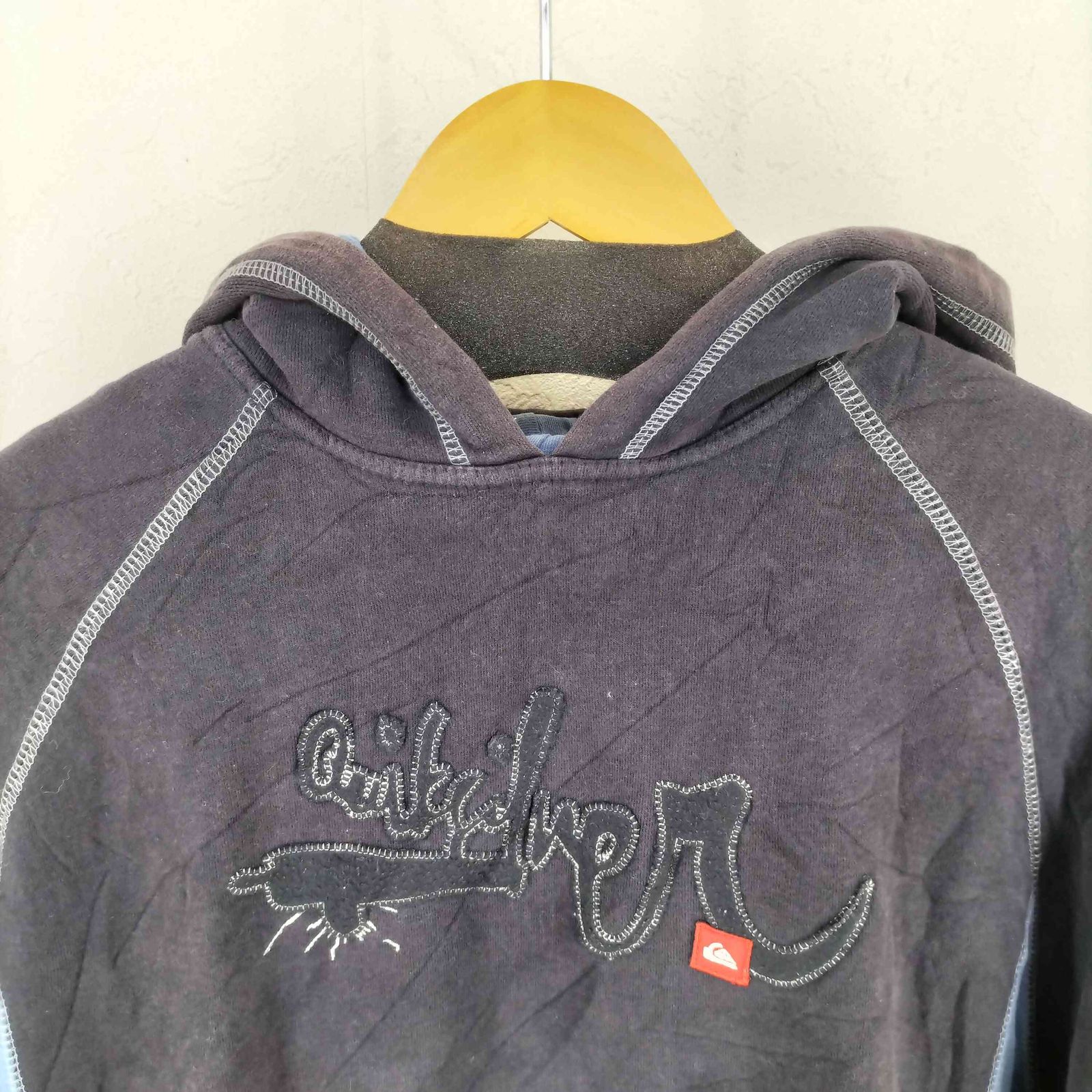 クイックシルバー Quiksilver 90-00s ロゴパッチデザイン バイカラー 