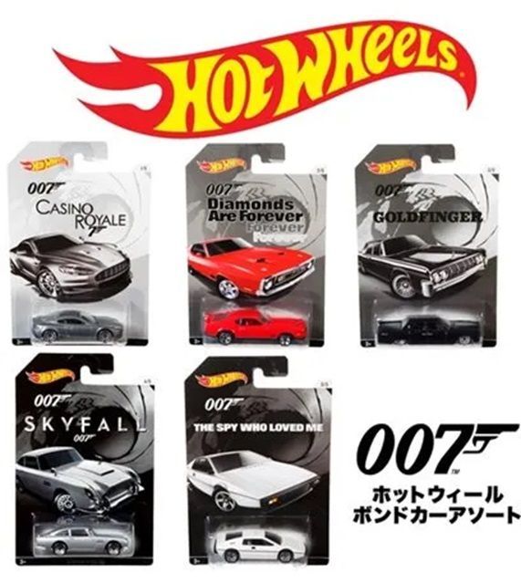 ホットウィール　007 ボンドカー　ホットウィール007 007ミニカー ホットウィール 007ボンドカーアソート・ミニカーコレクション（BOX