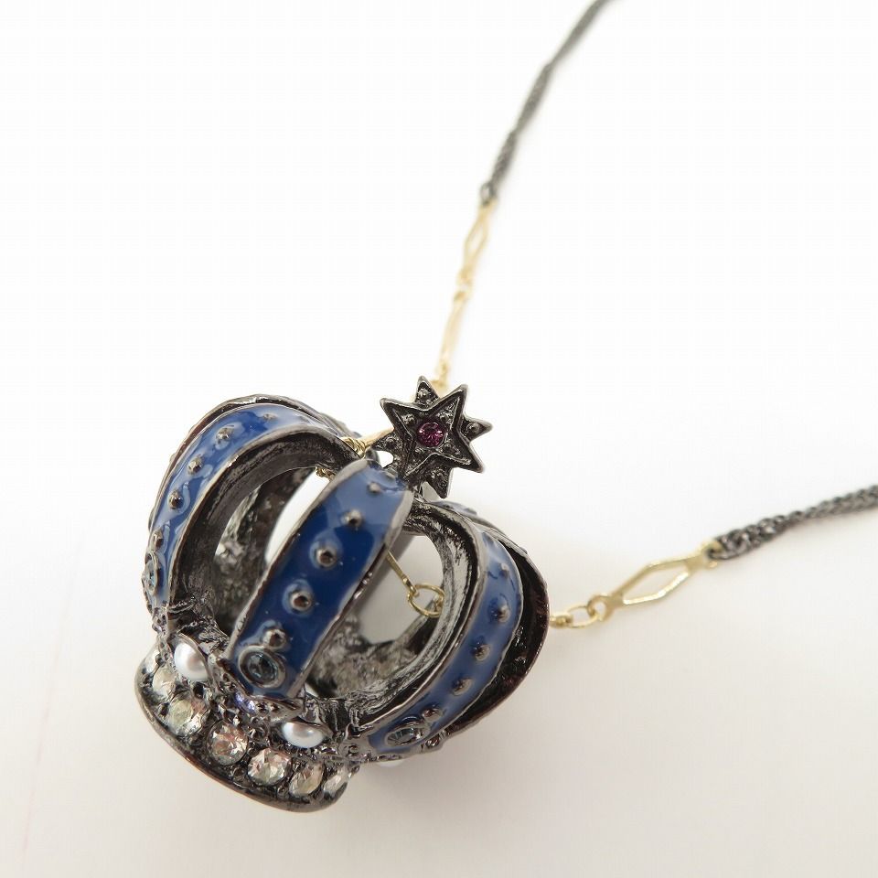 アナスイ ANNA SUI クラウン 王冠 ペンダント ネックレス 796443