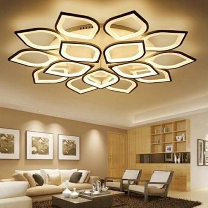 シーリングライト led おしゃれ 花形 調光調色 リモコン 20畳 工事不要 北欧 天井照明 リモコン付き ledシーリングライト 引っ掛対応 照明器具 組立必要 新生活【6+6灯】