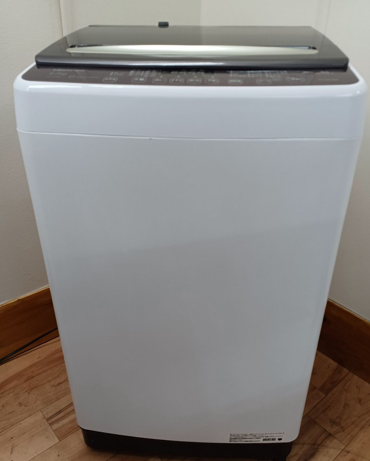 美品　洗濯機　2019年製　大阪府配達無料　引き取り限定　近場自社配達可能 ハイセンス 縦型洗濯機 容量8kg 2019年製 HW-DG80A 中古美品