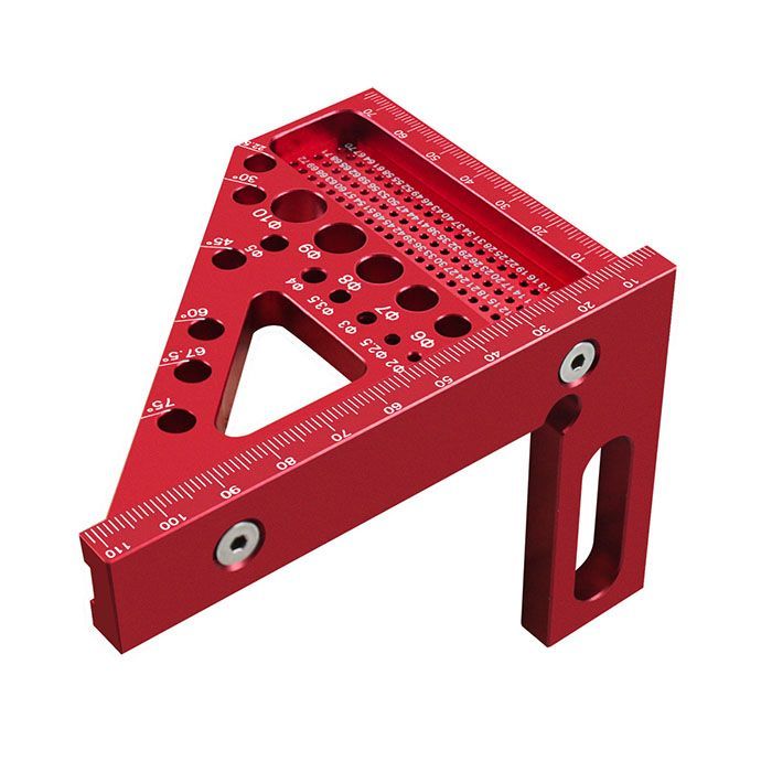 スコヤ 直角定規 スコヤ定規 木工用 DIY マーキングゲージ付き